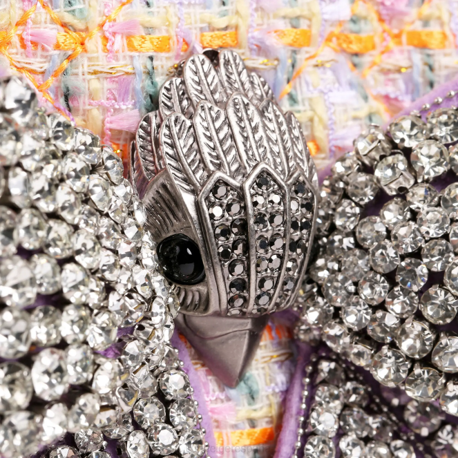 Kurt Geiger mujer bandolera con lazo y corazón de Londres 2LPR258 | bolsas naranja